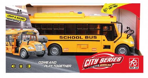 AUTOBUS AMARILLO CON LUZ Y SONIDO CITY SERIES