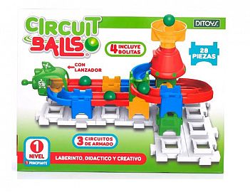 CIRCUIT BALLS LABERINTO DIDACTICO 28 PIEZAS