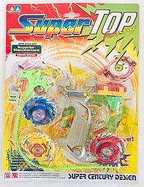 TROMPO X 3 CON LANZADOR MEDIANO EN BLISTER