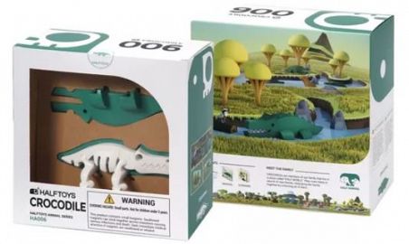 HALFTOYS PLASYSET IMATADO COCODRILO 16 CM
