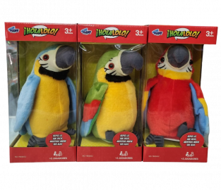 HOLA LOCO LORO REPITE Y SE MUEVE - 3 COLORES