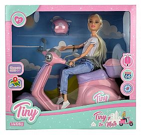 TINY MUÑECA FLACA Y SU MOTO