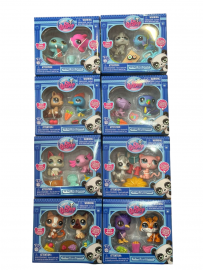 LITTLEST PET SHOP FIGURAS X2 C ON ACCESORIOS - 8 MODELOS