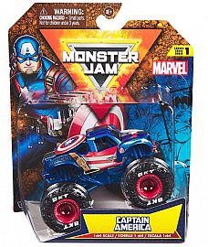 MONSTER JAM 1:64 METAL CAPITAN AMERICA