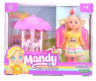 MANDY MUÑECA CON CARRUSEL