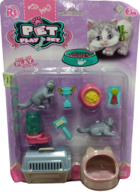 SET GATITOS CON ACCESORIOS EN BLISTER
