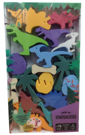 LUBLOCKS DINOSAURIOS 18 PIEZAS EN ESTUCHE