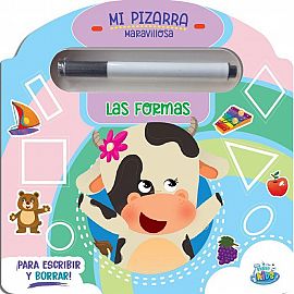 LIBRO PIZARRA CON MARCADOR LAS FORMAS