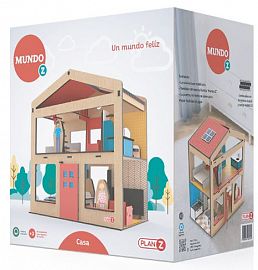 CASA DE MADERA CON MUEBLES