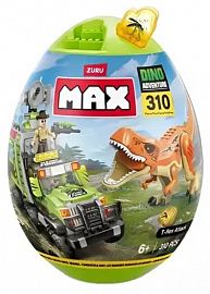 MAX DINO ADVENTURE HUEVO 310 PIEZAS ZURU