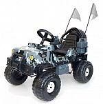 JEEP 4X4 CORROZADO ROSA CON BIDONES