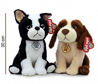 PERRO DE RAZA 28CM 2 MODELOS