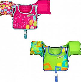 CHALECO CON BRACITO DE TELA - 2 COLORES