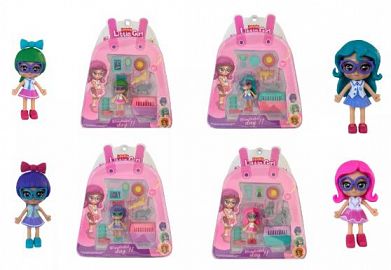 MUÑECA CON 2 MASCOTAS Y ACCESORIOS EN BLISTER - 4 MODELOS