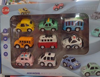 MINI VEHICULOS X8 METAL EN CAJA