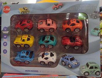 SET AUTOS X8 METAL EN CAJA