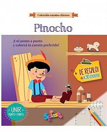 LIBRO CON STICKERS PINOCHO