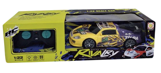 AUTO R/C ESC 1:22 FERRARI RIVALRY - 2 COLORES