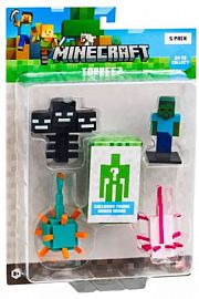 MINECRAFT 3D TOPPEZ 5 FIGURAS - MODELOS SURTIDOS