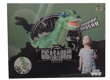 DINO GIGASAURIO R/C GIRA 360° INFLABLE 130CM