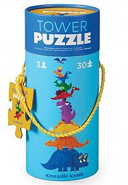 PUZZLE 30 PIEZAS TORRE DINO EN TUBO