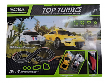 PISTA DE AUTOS SOBA USB CON LUCES 2.80MTS