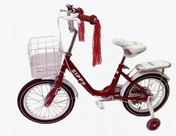 BICICLETA PRITTY BIKE RODADO 16 ROJO