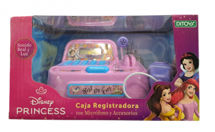 REGISTRADORA PRINCESAS CON LUZ Y SONIDO