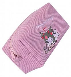CARTUCHERA RECTANGULAR KUROMI CORDEROY