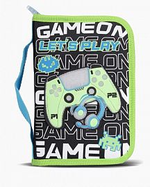 CARTUCHERA 1 CIERRE GAME ON - 2 COLORES