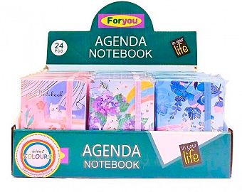 MINI LIBRETA A7 GATOS HOJAS LISAS