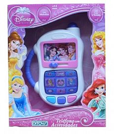 TELEFONO CON ACTIVIDADES PRINCESAS