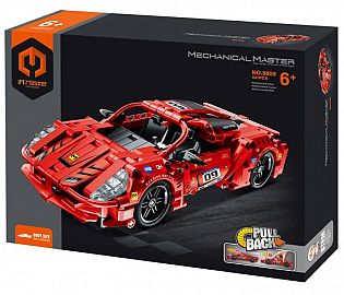 AUTO DEPORTIVO PARA ARMAR 437 PIEZAS PULL BACK