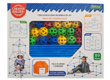 CREATIVE BUILDER 89 PIEZAS JUEGO DE CONSTRUCCION
