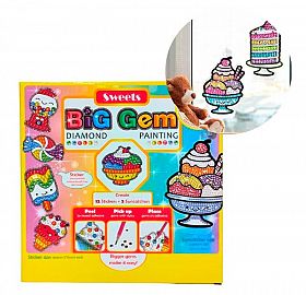 JUEGO DE DIAMANTES STICKERS SWEETS EN CAJA