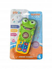 TELEFONO MUSICAL RANITA EN BLISTER