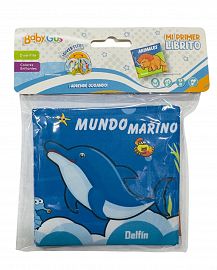 MINI LIBRO DE TELA MUNDO MARINO