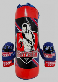 BOLSA DE BOXEO CON GUANTES 50CM