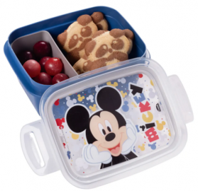 HERMETICO CON DIVISION 850ML MICKEY