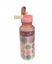 BOTELLA CON STICKERS 600ML PEPPA PIG
