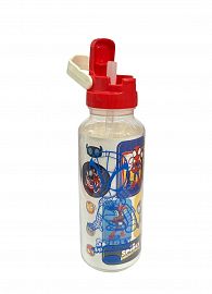BOTELLA CON STICKERS 600ML SPIDERMAN