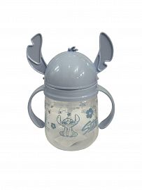 VASO CON MANIJA Y SORBETE STITCH