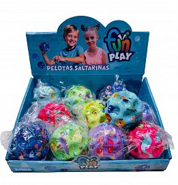 PELOTA SALTARINA ANIMALES - SURTIDAS -