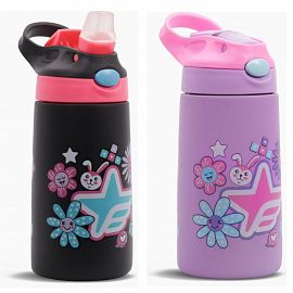 BOTELLA ACERO TERMICA 400ML FRIO CALOR - FLOWER