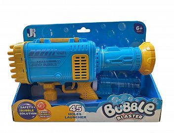 BURBUJERO PISTOLA GRANDE CELESTE