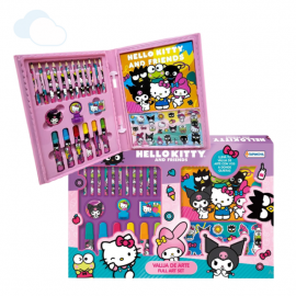 VALIJA DE ARTE HELLO KITTY AND FRIENDS