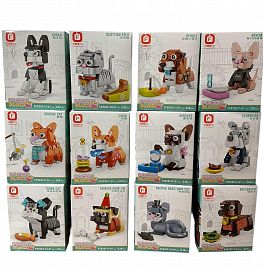PERRITOS Y GATITOS PARA ARMAR -  12 MODELOS -